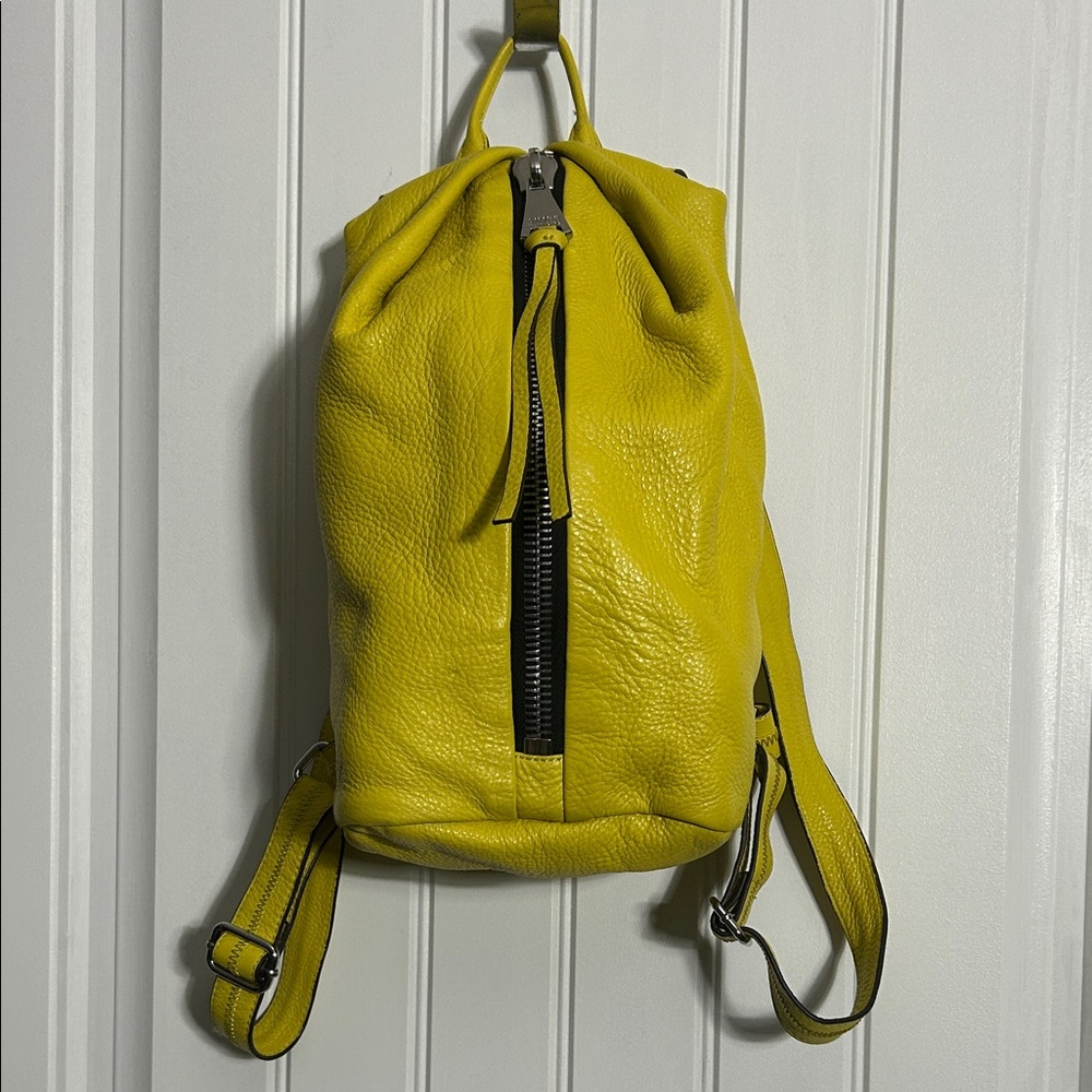 Aimee Kestenberg Yellow Leather Backpack
